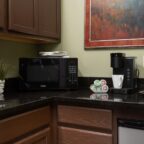 Make your first cup of coffee in the kitchenette of The Amos Suite in our Bed and Breakfast near Belfast