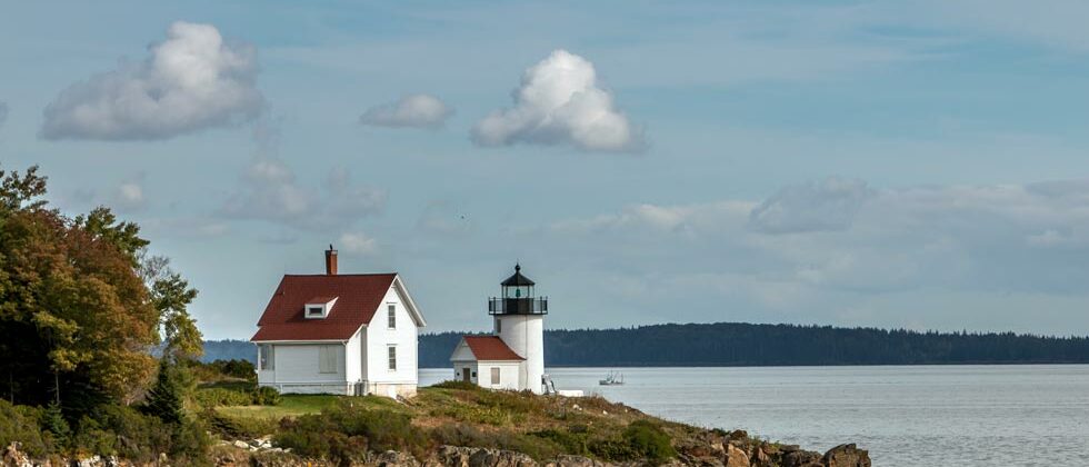 Maine Lighthouses Curtis Island Light