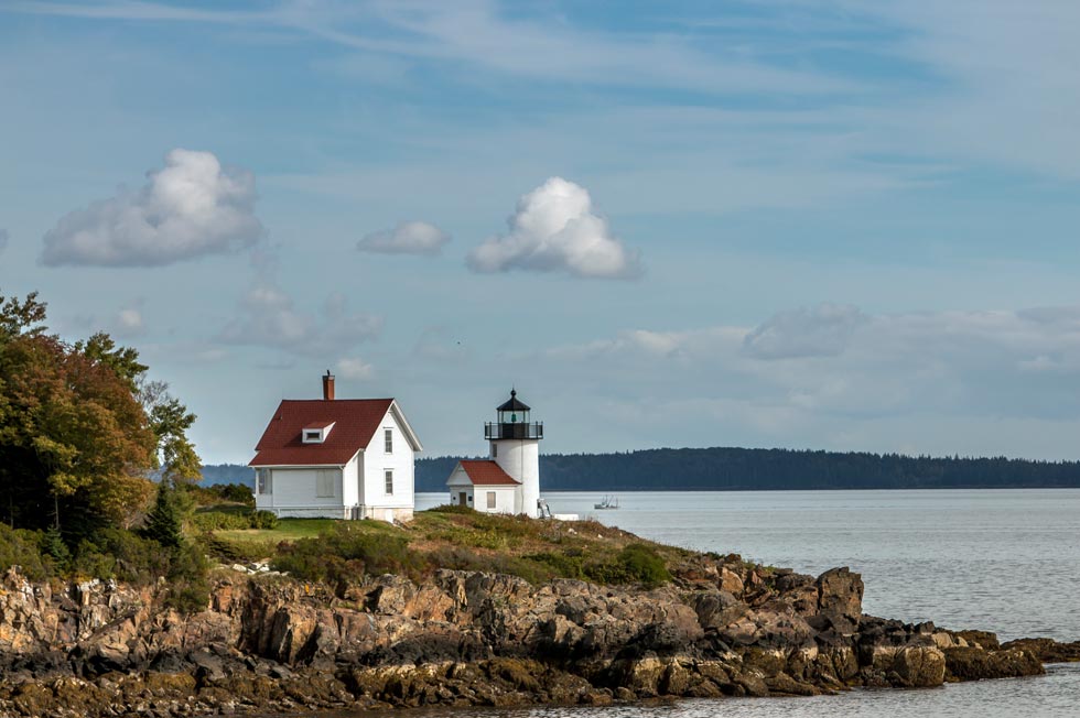 Maine Lighthouses Curtis Island Light